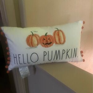 Rae Dunn Hello Pumpkin Decorative Pillow